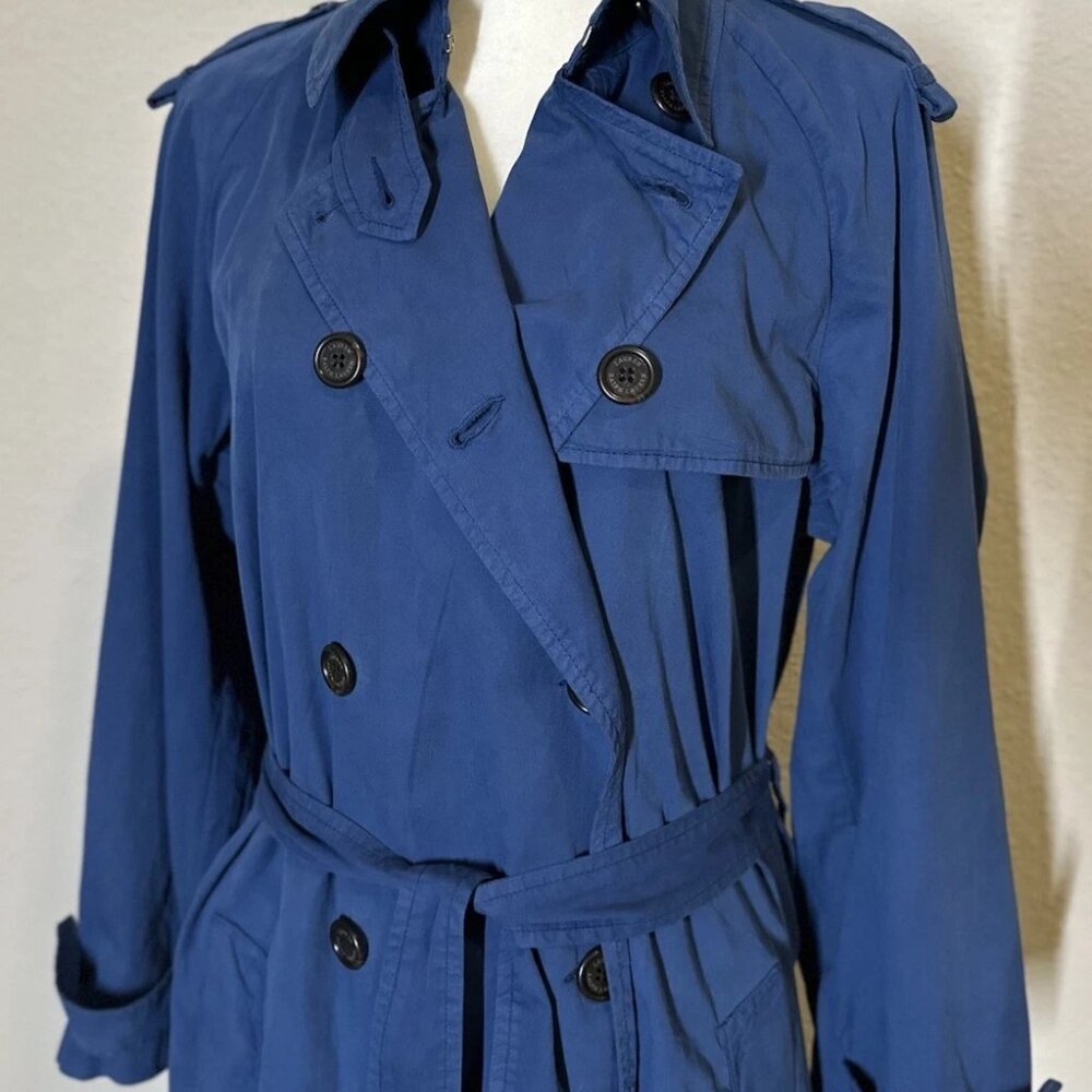 NWT Ralph Lauren Women's Cotton Belted Double Breasted Trench Coat Jacket 8 - Picture 7 of 12